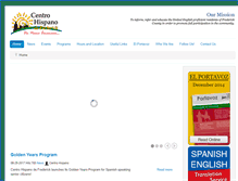 Tablet Screenshot of centrohispanomd.com